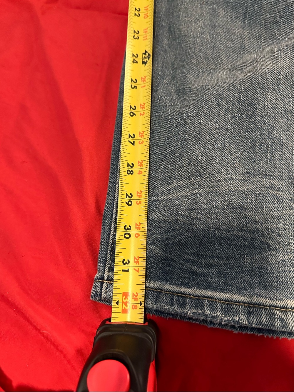 Distressed Light Blue Men’s Ripped Jeans - Picture 11 of 14